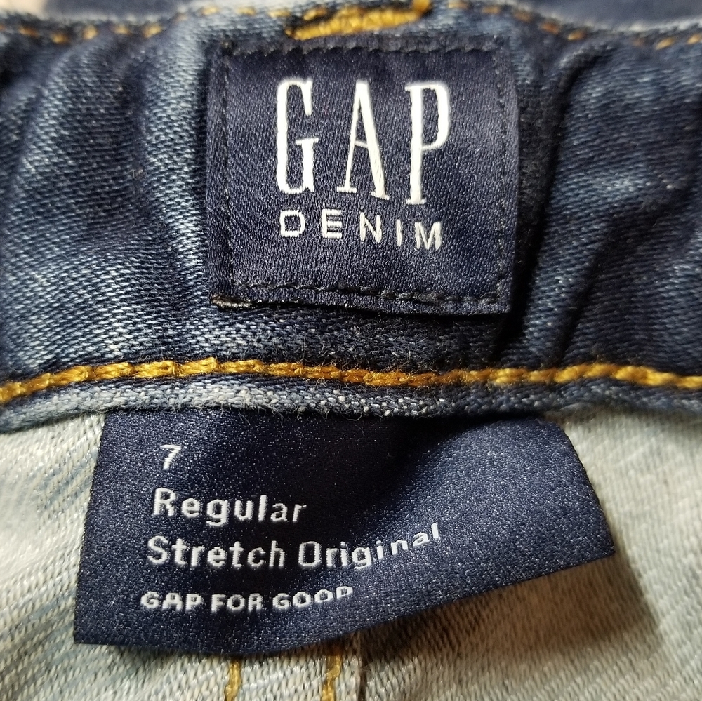 BOYS GAP DENIM - DISTRESSED DENIM SIZE - 7 REGULAR - Picture 8 of 12